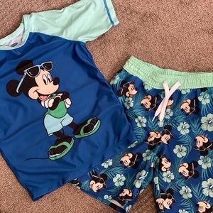 Mickey Mouse swimming trunks & top